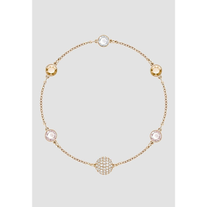 Swarovski Remix Timeless Bracelet, Rose Gold & Pink Crystals, 5354795 - View 2