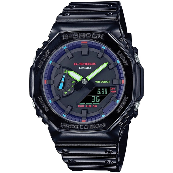 Casio G-Shock GA-2100RGB-1AER Virtual Rainbow Watch - View 1