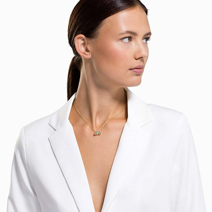 Swarovski Sparkling Dance Rainbow Necklace, 5521756 - View 3