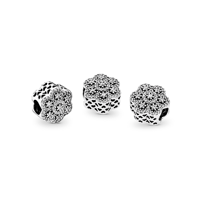 Pandora Ice Floral Charm 791998CZ with Cubic Zirconia - View 2