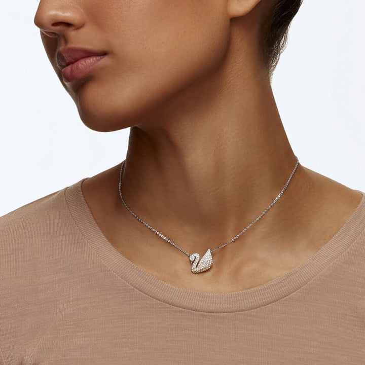 Swarovski Iconic Swan Pendant, Multi-Colored, 5215034 - View 4
