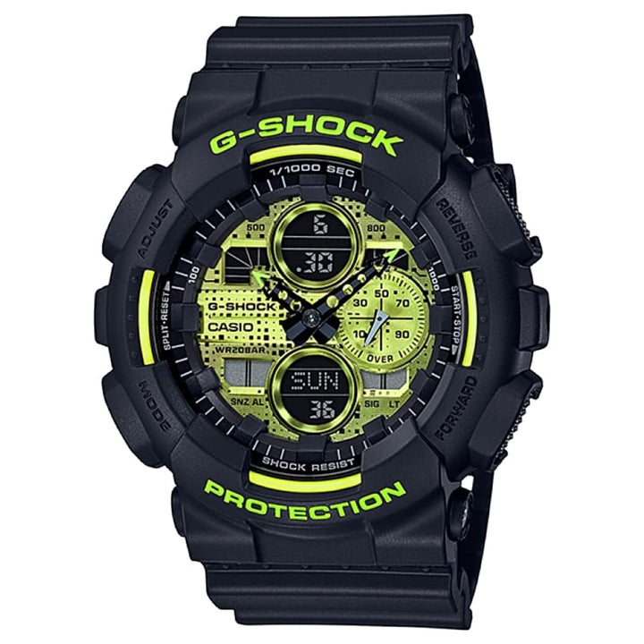 Casio G-Shock GA-140DC-1ADR Bold Color Series Watch - View 1