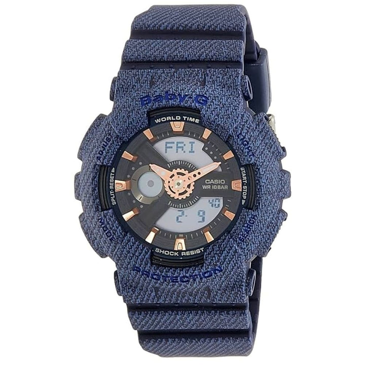 Casio Baby-G BA-110DE-2A1DR Denim-Inspired Analog-Digital Watch - View 1