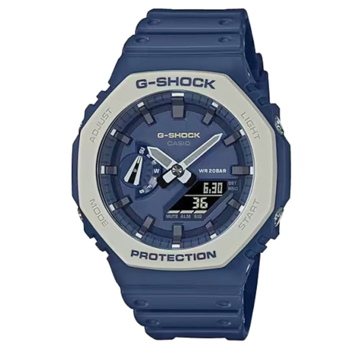 Casio GA-2100ET-2ADR G-Shock Analog-Digital Earth Tone Blue Watch - View 1
