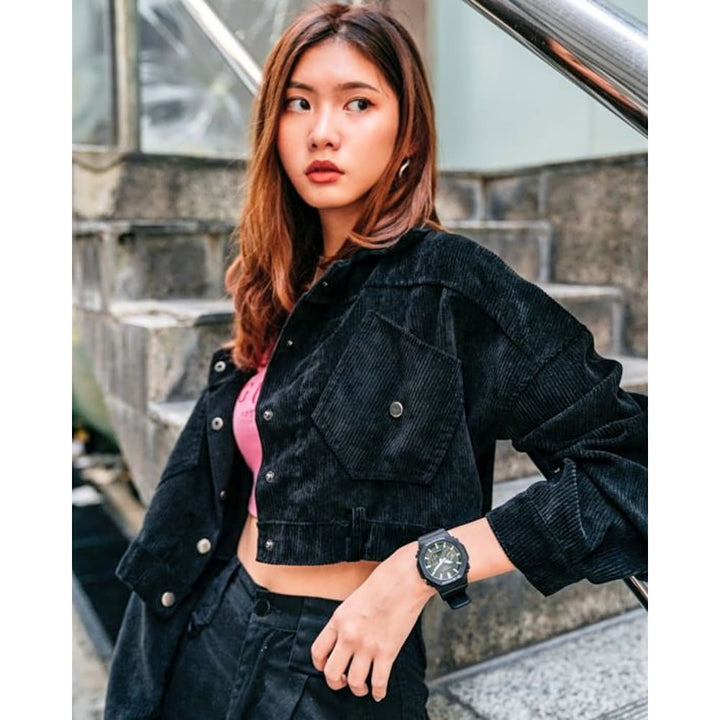 Casio G-Shock GA2100-1AER Carbon Core Guard Black Watch - View 4