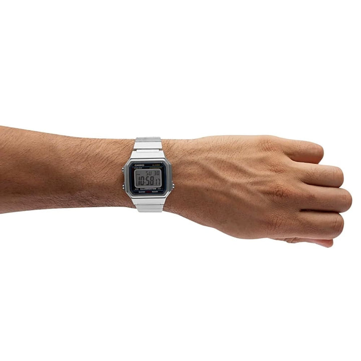 Casio Classic B650WD-1ADF Digital Silver Stainless Steel Watch - View 4