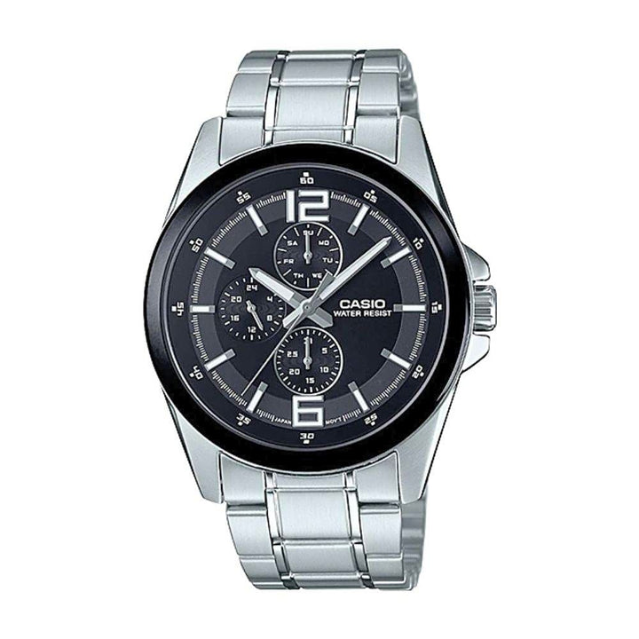 Casio Enticer MTP-E306D-5ADF Silver Stainless Steel Men's Watch - View 1