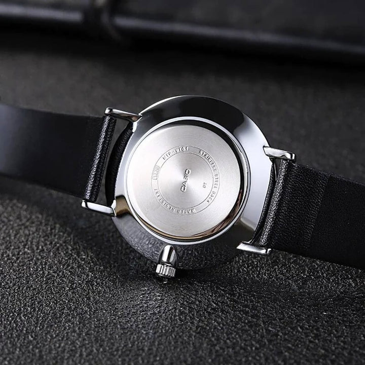 Casio Enticer MTP-VT01L-1B2UDF Men's Classic Black Leather Watch - View 4