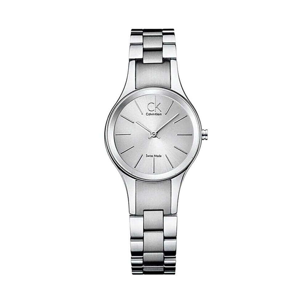 Calvin Klein K4323185 Simplicity Ladies Watch, Silver Steel, Minimalist ...