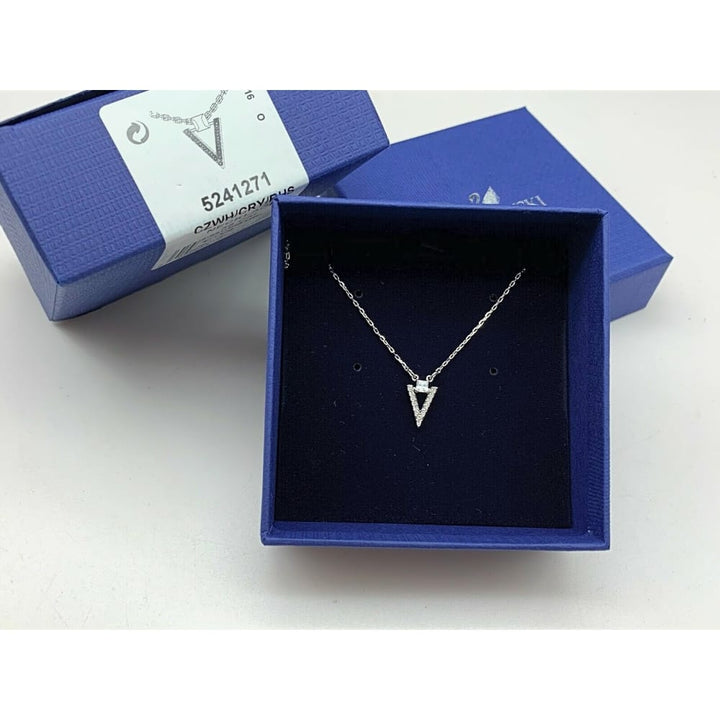 Swarovski Funk Rhodium & Clear Crystal Necklace 5241271 - View 4