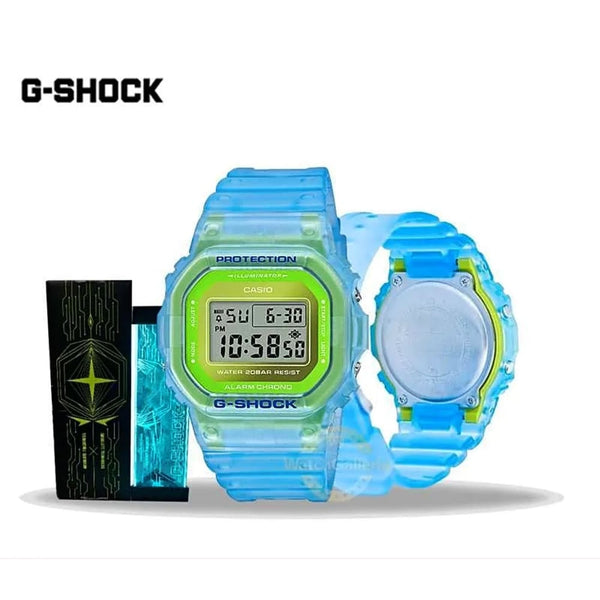Casio 5600 Series DW-5600LS-2PRE Blue Digital Watch - View 1