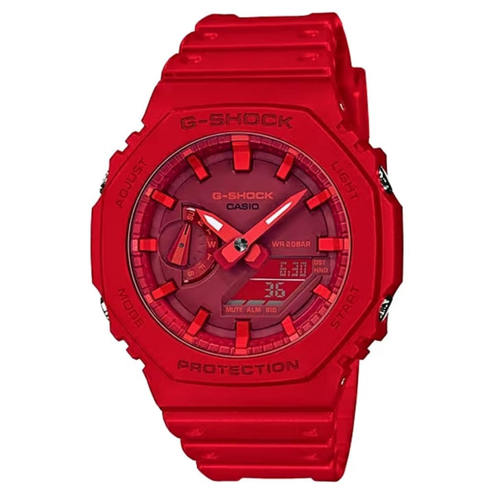 Casio G-Shock GA-2100-4ADR Red Analog-Digital Watch - View 1