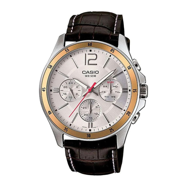 Casio Enticer MTP-1374L-7AVDF Men's Chronograph Watch - View 1