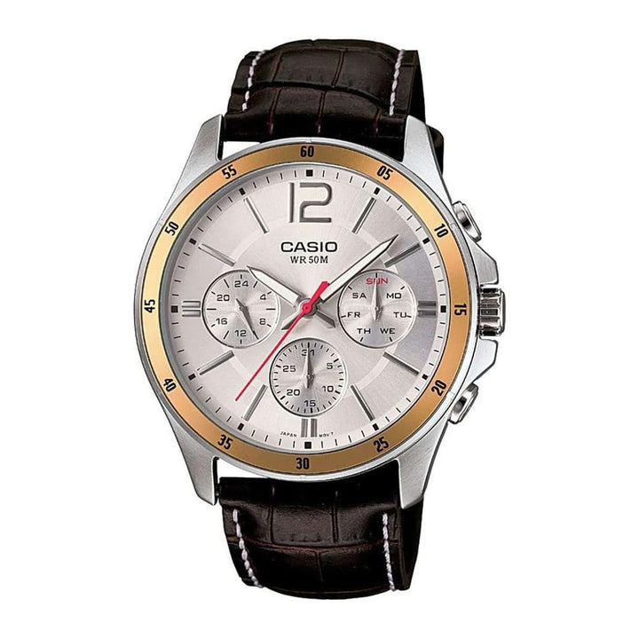 Casio Enticer MTP-1374L-7AVDF Men's Chronograph Watch - View 1