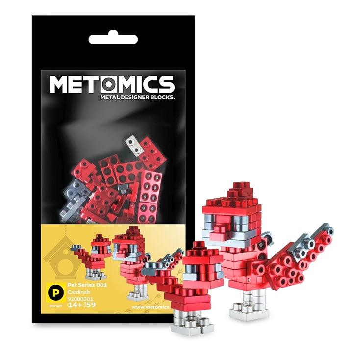 METOMICS Crimson Crested Bird 92000301 Building Kit - View 3
