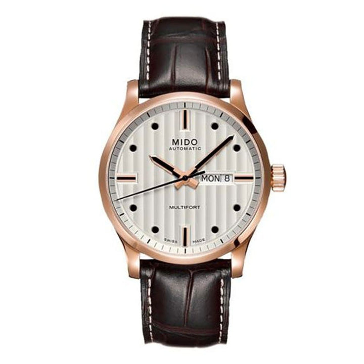 MIDO Multifort Gent Rose-Gold & Black Automatic Watch M0054303603180 - View 1