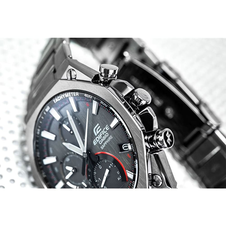 Casio Edifice EQB-1100DC-1AER Slim Solar Powered Chronograph - View 3