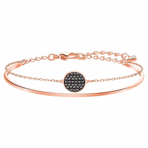 Swarovski Ginger Bangle, Rose Gold & Gray #5389046 - View 1