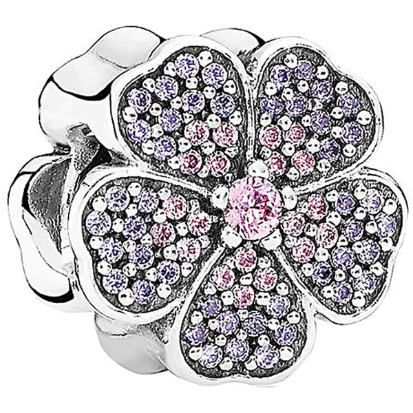 Pandora Sparkling Primrose Charm 791481PCZ - A Floral Delight - View 1
