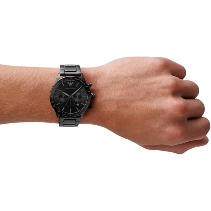 Armani AR11242 Men's Black Chronograph Timepiece - View 2