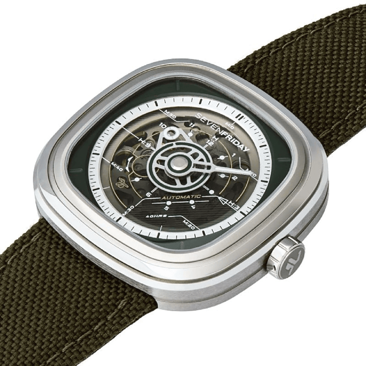SEVENFRIDAY T-Series T2/01 Transparent Green Watch - View 3