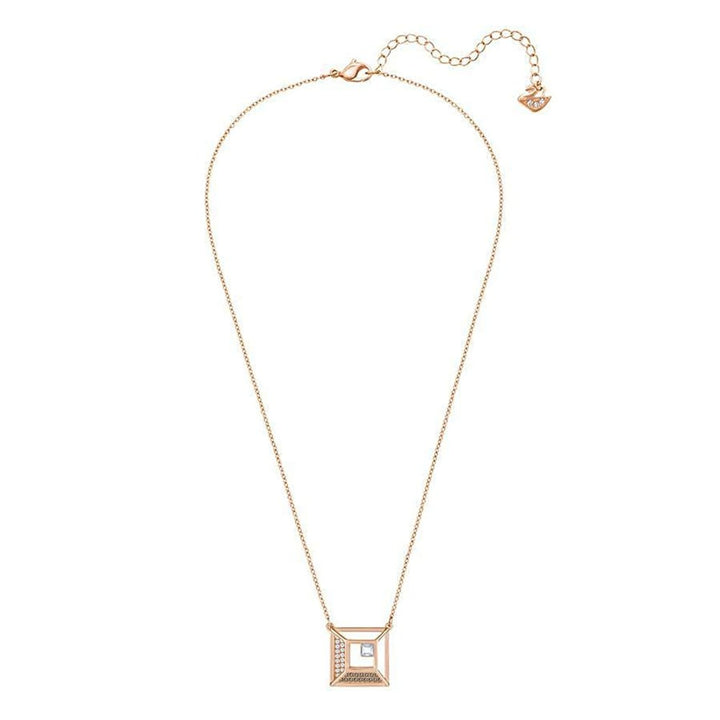Swarovski Hillock 5351080 Rose Gold Square Crystal Pendant - View 2