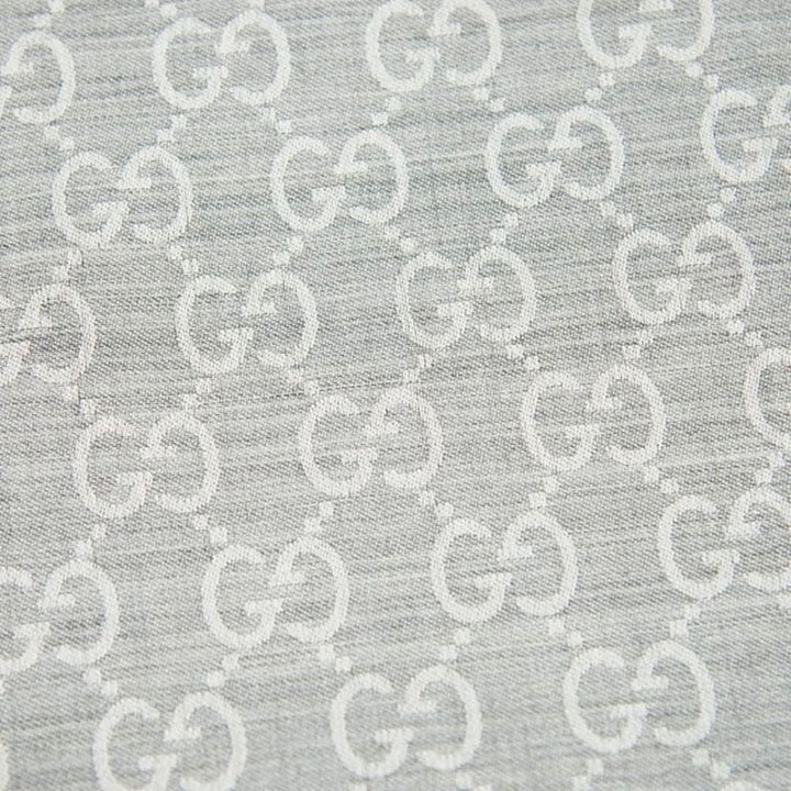 Gucci White Wool & Silk Scarf 165904-3G646-9000 - View 3