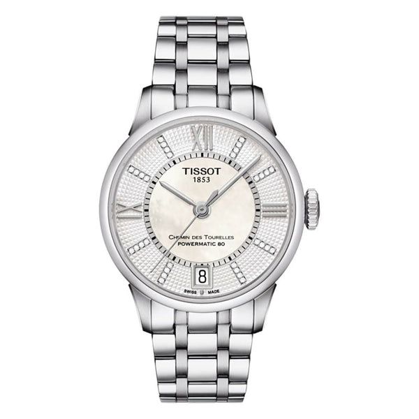Tissot Chemin des Tourelles T099.207.11.116.00 Diamond Ladies' Automatic Watch - View 1