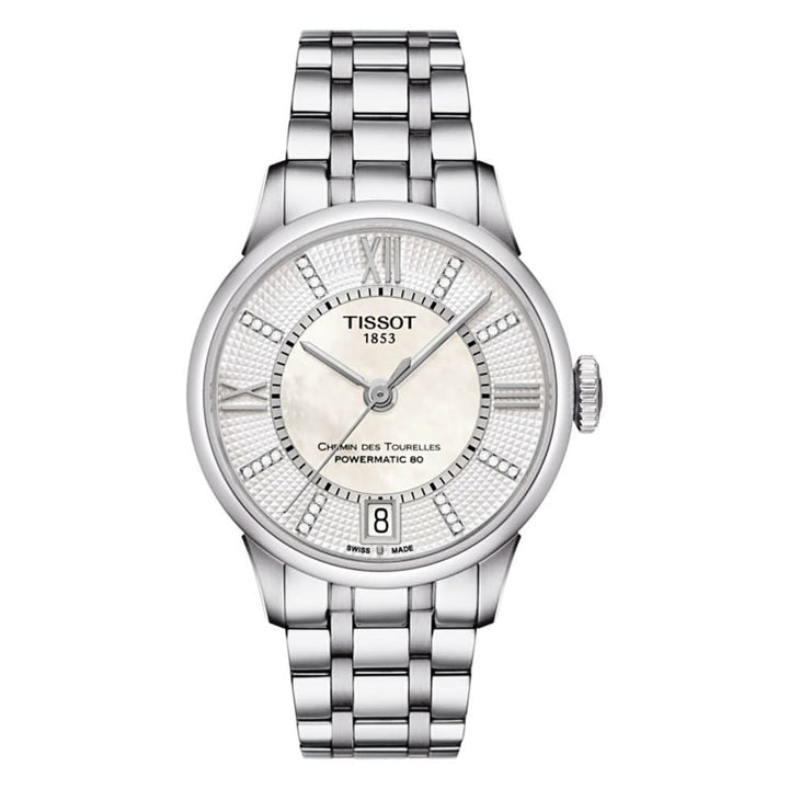Tissot Chemin des Tourelles T099.207.11.116.00 Diamond Ladies' Automatic Watch - View 1