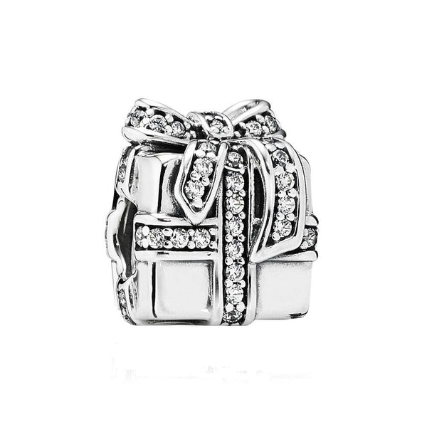 Pandora Sparkling Present Charm 791400CZ - View 1