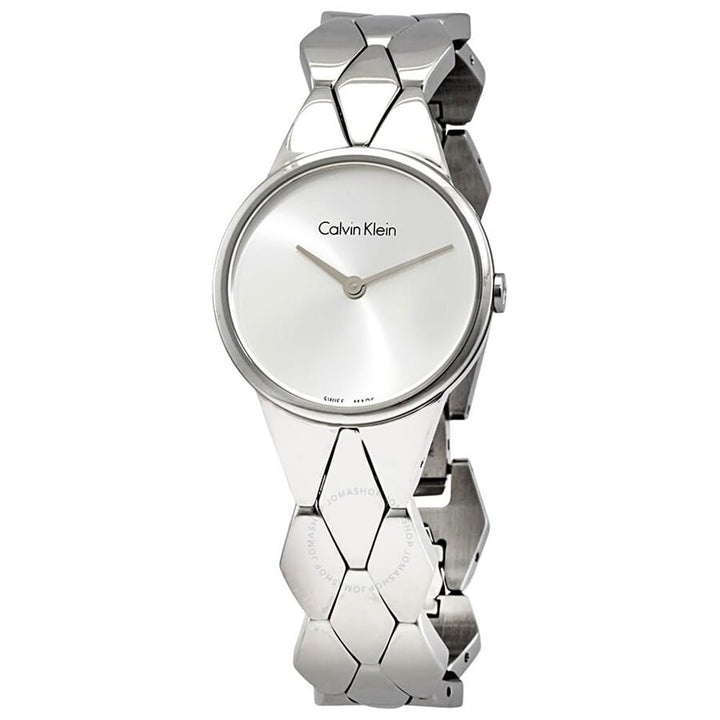Calvin Klein Snake K6E23146 Silver Steel Ladies Watch - View 1