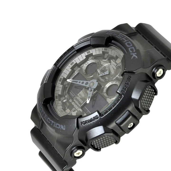 Casio G-Shock GA-100CF-1ADR Camouflage Analog-Digital Watch - View 3