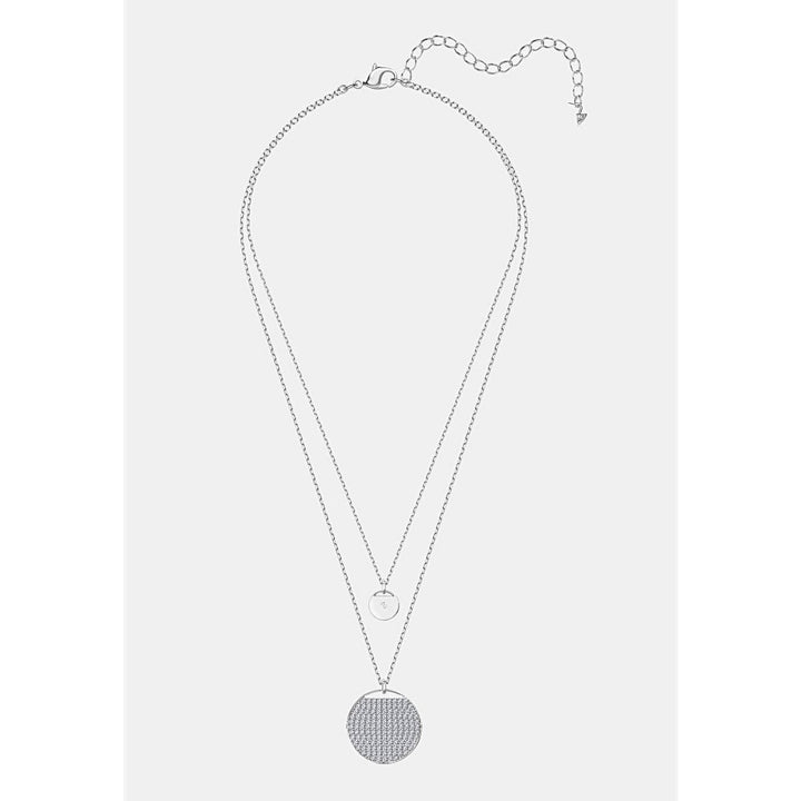Swarovski Ginger Layered Pendant - Rhodium & Crystal 5389047 - View 3