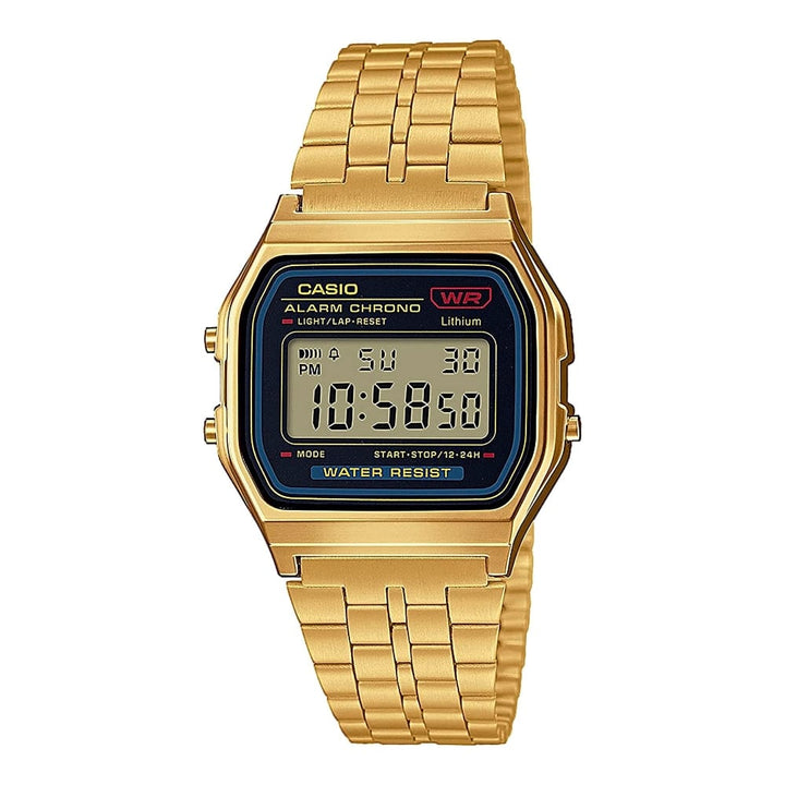 Casio Vintage A159WGEA-1EF Digital Gold Unisex Watch - View 1
