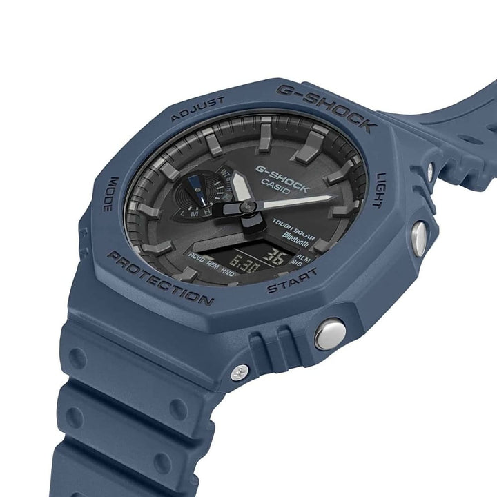 Casio G-Shock GA-B2100-2AER Blue Solar Bluetooth Watch - View 4
