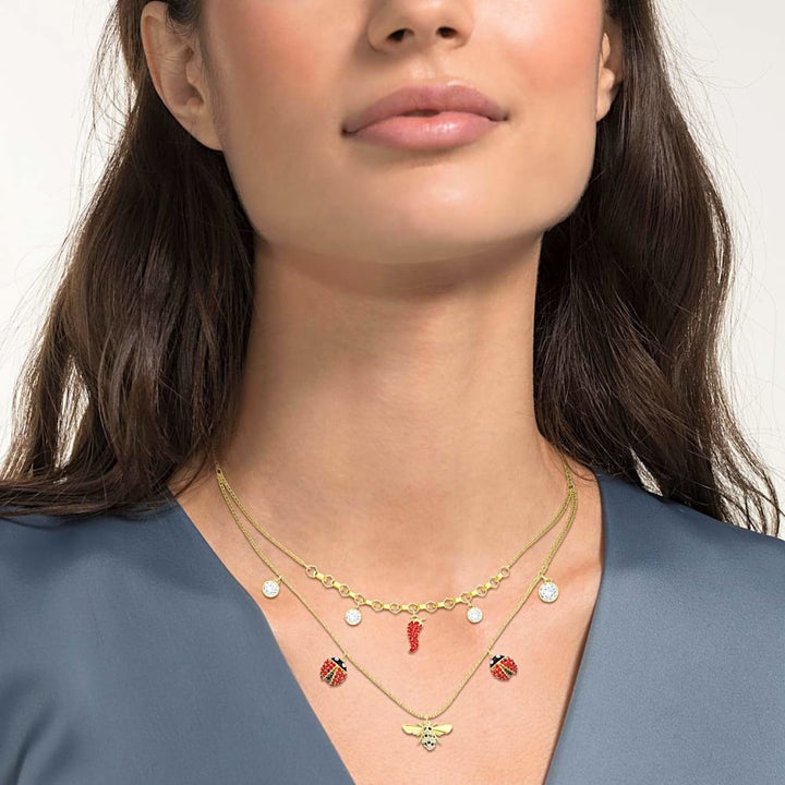 Swarovski Lisabel Red & Gold Necklace 5498807 - View 4