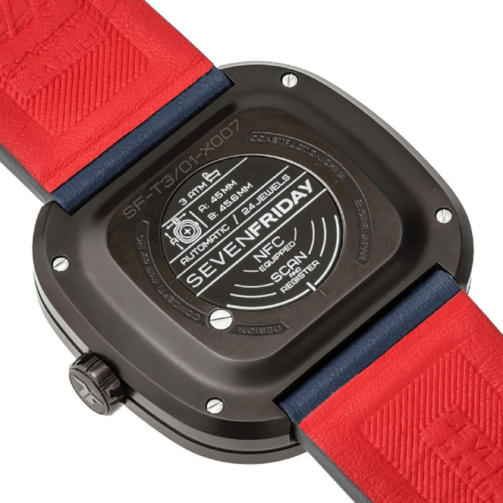 SEVENFRIDAY T3/01 T-Series Transparent Blue Watch - View 5