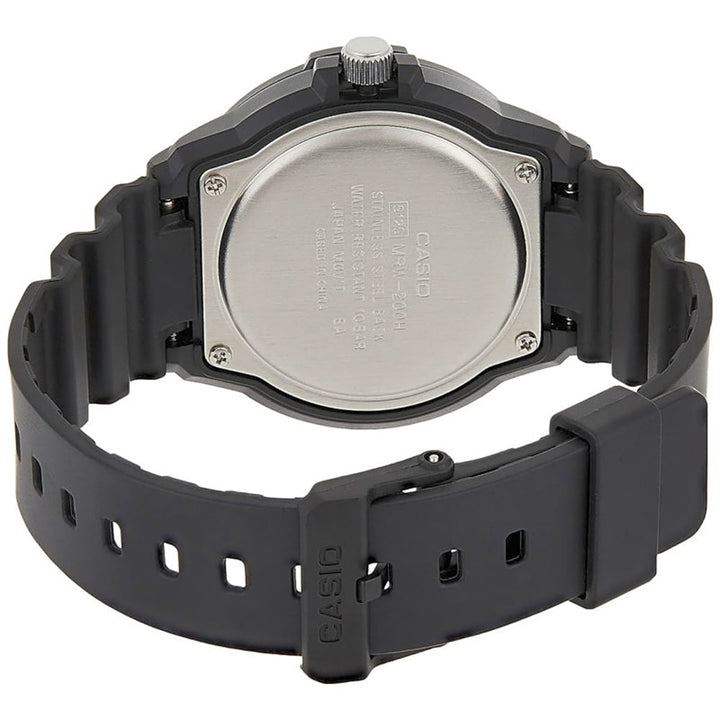 Casio MRW-200H-1EVDF Men's Everyday Black Resin Watch - View 2