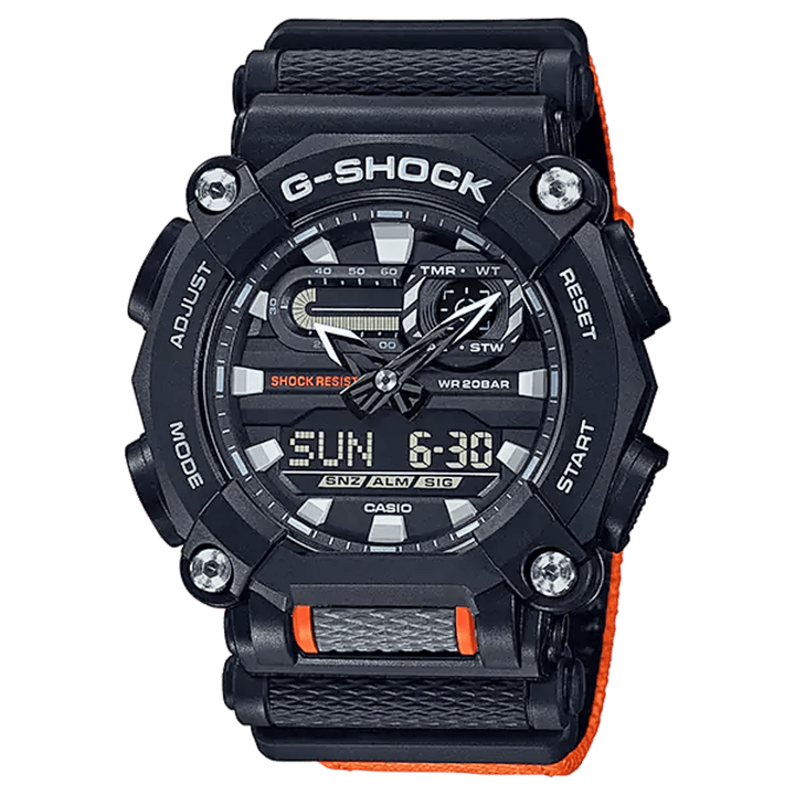 Casio G-Shock GA900C-1A4DR Industrial Style Analog-Digital Watch - View 1