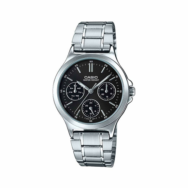 Casio LTP-V300D-1A Multifunction Stainless Steel Women's Watch - View 1