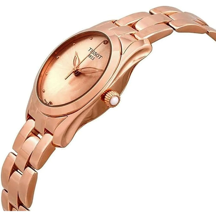 Tissot T-Wave Rose Gold Women's Watch T1122103345600 - View 2