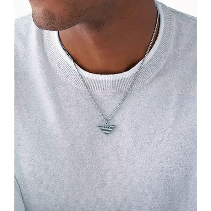 Emporio Armani EGS2916040 Sleek Stainless Steel Pendant - View 2