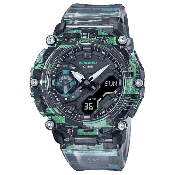 Casio G-Shock GA-2200NN-1AER Glitch Series Carbon Core Guard Watch - View 1