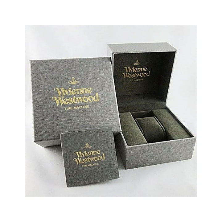 Vivienne Westwood Orb II Black Leather Ladies Watch VV006BKGD - View 7