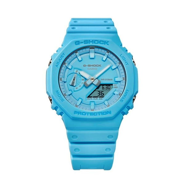 Casio G-Shock GA-2100-2A2ER Tone-on-Tone Blue Timepiece - View 1