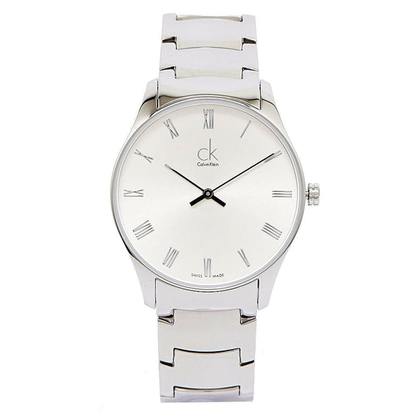 Calvin Klein Classic K4D2114Z Silver Fabric Strap Men's Watch - View 1