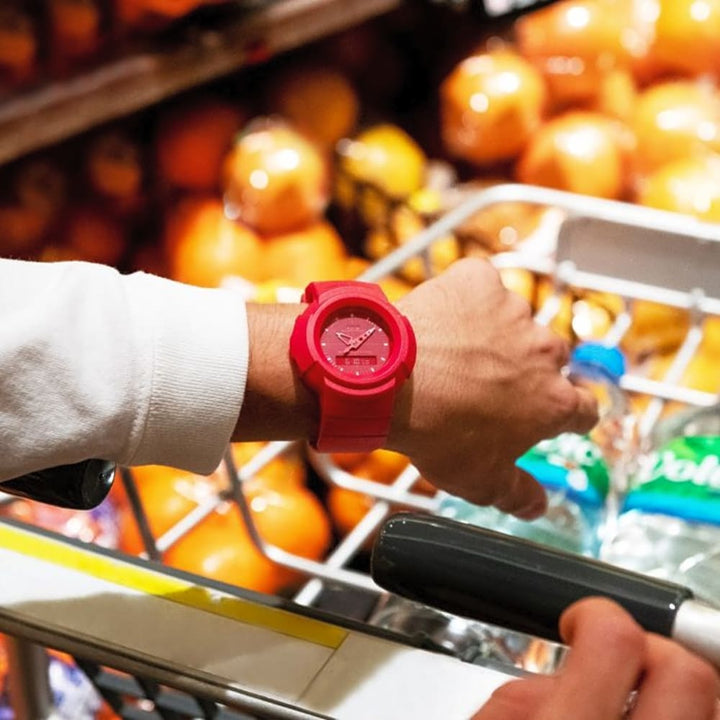 Casio G-Shock AW500BB-4EDR Analog-Digital Red Resin Watch - View 2