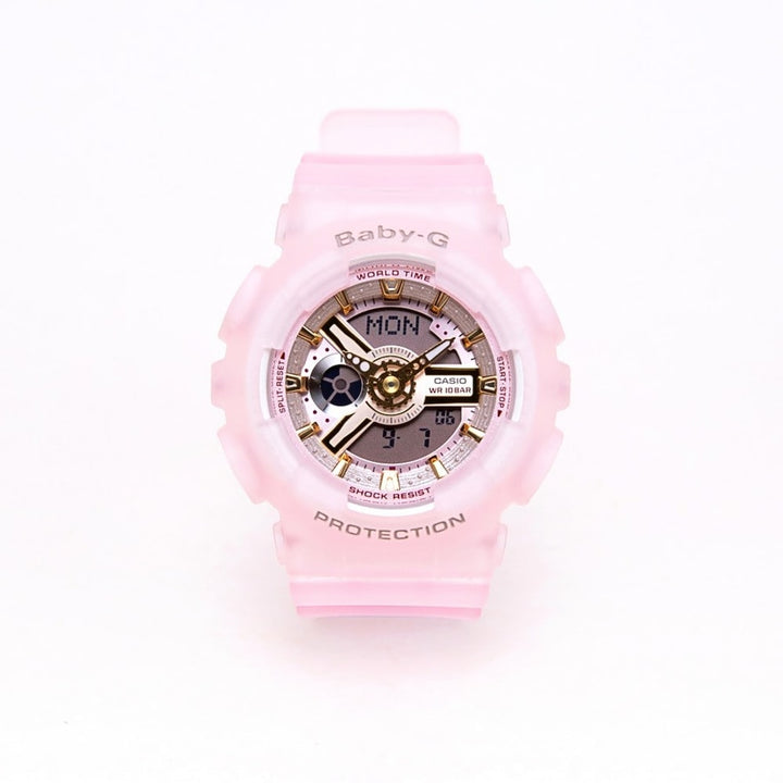 Casio Baby-G BA-110PI-4ADR Women's World Time Pink Watch - View 1