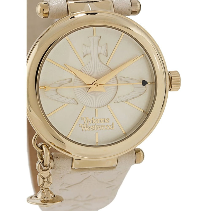 Vivienne Westwood Orb II Gold-Tone Ladies' Watch VV006WHWH - View 3