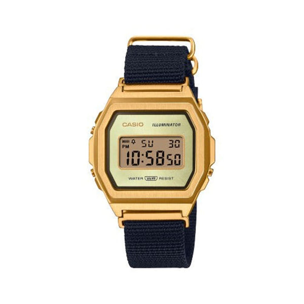 Casio Vintage A1000MGN-9EF Golden Accent Digital Watch - View 1